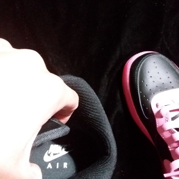 Nike Pink & Black Custom Air Force 1sπ - Picture 14 of 15